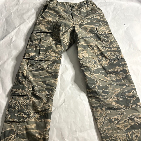 Vanguard Tru Spec Mens Small Regular Tiger Camo Cargo Ripstop Pants 31x32